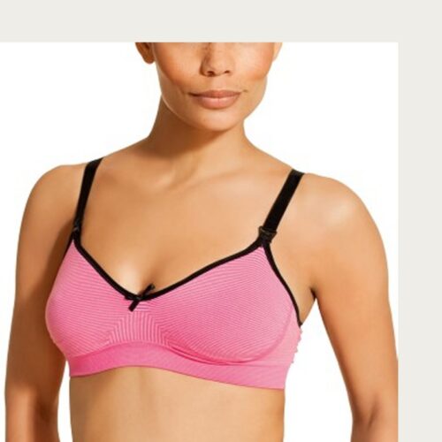 BB Voedingsbh / Zwangerschapsbh Fast Food Stripe Pink