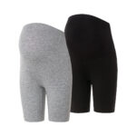 esmara 2 stuks dames zwangerschapsfietsbroek (XL (48/50)